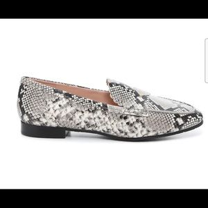 Kate spade snake print leather loafers Size 11
